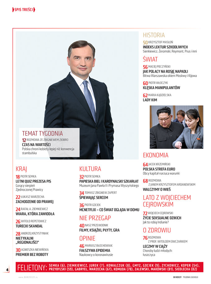 "Do&nbsp;Rzeczy&rdquo; nr 32: Ziobro: Weto byłoby działaniem optymalnym