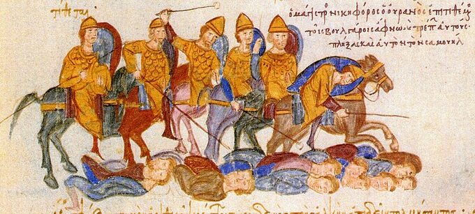 Bizantyńskie zwycięstwo nad Bułgarami w bitwie pod Kleidion