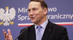 Miniatura: Nieodpowiedzialny "żart" Sikorskiego....