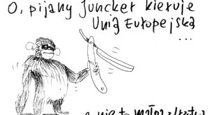 Juncker z brzytwą
