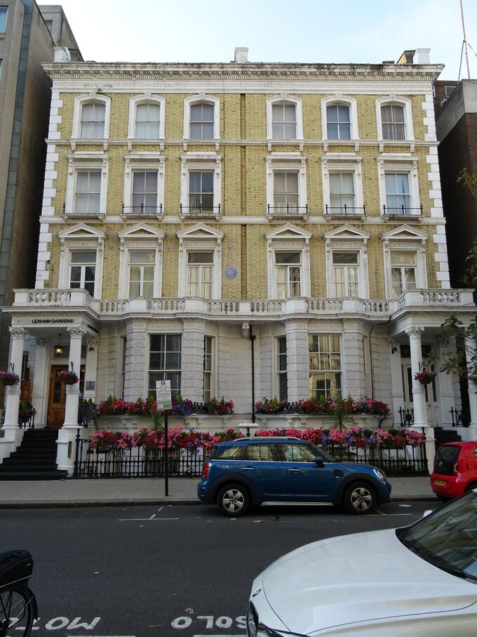 Lexham Gardens, Kensington, Londyn. Dom, w&nbsp;kt&oacute;rym mieszkała Krystyna Skarbek