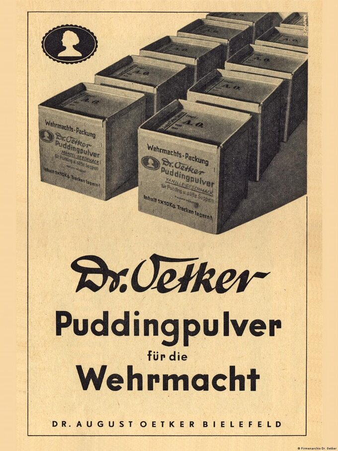 Reklama firmy Dr.Oetker z czasów nazistowskich Niemiec