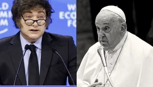 Miniatura: Milei żegna Franciszka. "Niestrudzona walka"