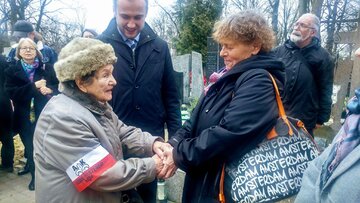 Wanda Traczyk-Stawska ps. Pączek na Cmentarzu Bródnowskim 