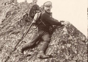 Mariusz Zaruski na&nbsp;Rohaczu Ostrym w&nbsp;Tatrach