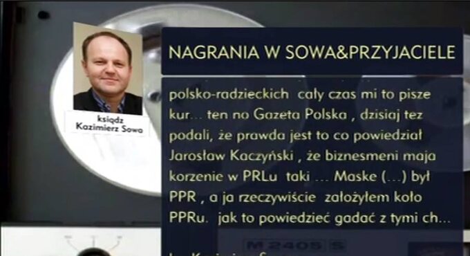 Zrzut ekranu z TVP info, nagrania w "Sowa&Przyjaciele"