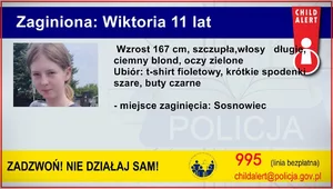 Miniatura: Zaginęła 11-letnia Wiktoria z Sosnowca....