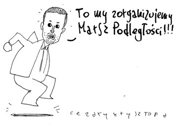 Rysunek Cezarego Krysztopy