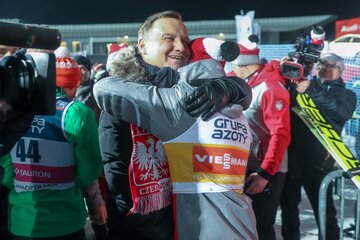 Para prezydencjka na&nbsp;konkursie Pucharu Świata w&nbsp;skokakach narciarskich w&nbsp;Zakopanem