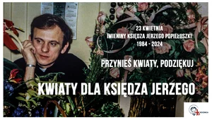 Miniatura: Kwiaty dla ks. Jerzego