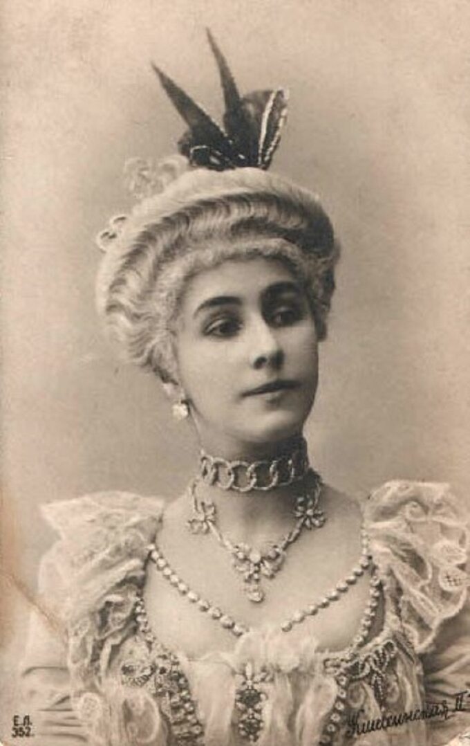 Matylda Krzesińska w 1897 r.