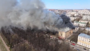 Miniatura: Ogromny pożar w rosyjskim instytucie...