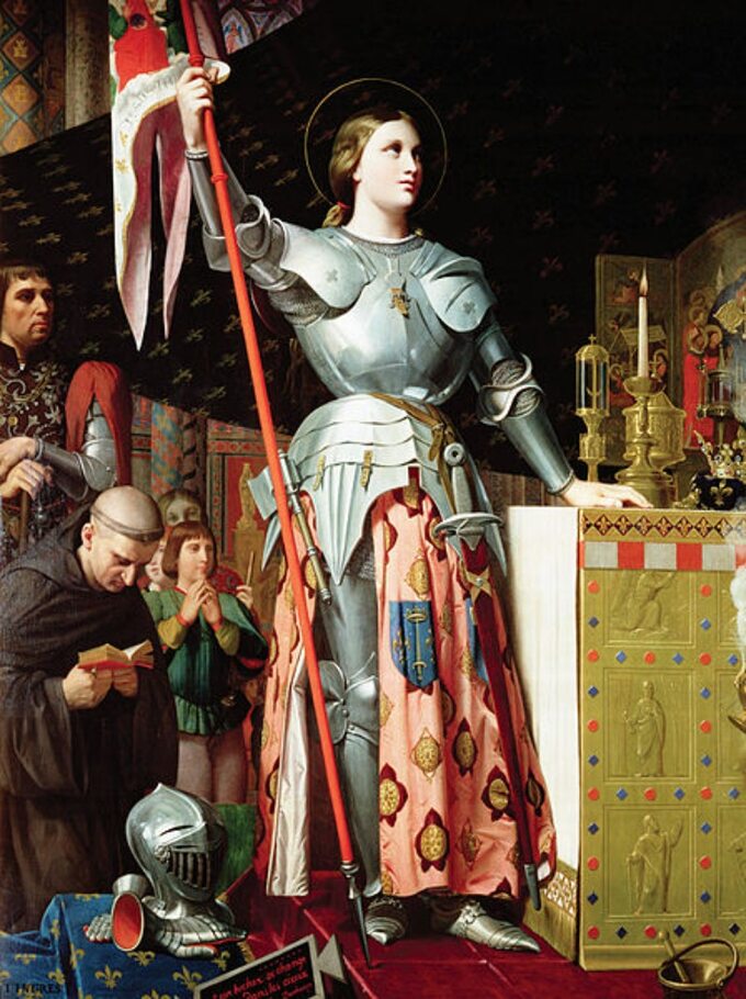 Jean-Auguste-Dominique Ingres, Joanna d'Arc na koronacji Karola VII