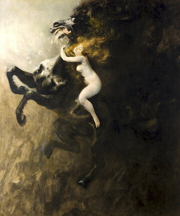 Władysław Podkowiński, &bdquo;Szał uniesień&rdquo;, 1894 rok, olej/pł&oacute;tno, 310 &times; 275 cm, Muzeum Narodowe w&nbsp;Krakowie