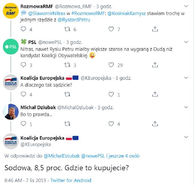 Żarty i&nbsp;złośliwe uwagi rozpoczęła wypowiedź posła-elekta Sławomira Nitrasa.