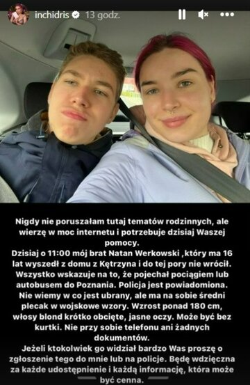 Gabriela Orzechowska, znana jako Inchidris, z&nbsp;bratem Natanem