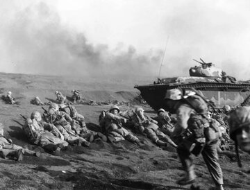 Walki o&nbsp;Iwo Jimę, luty 1945