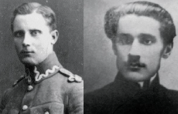 Od lewej: Antoni Wieczorkiewicz i&nbsp;Walery Bagiński