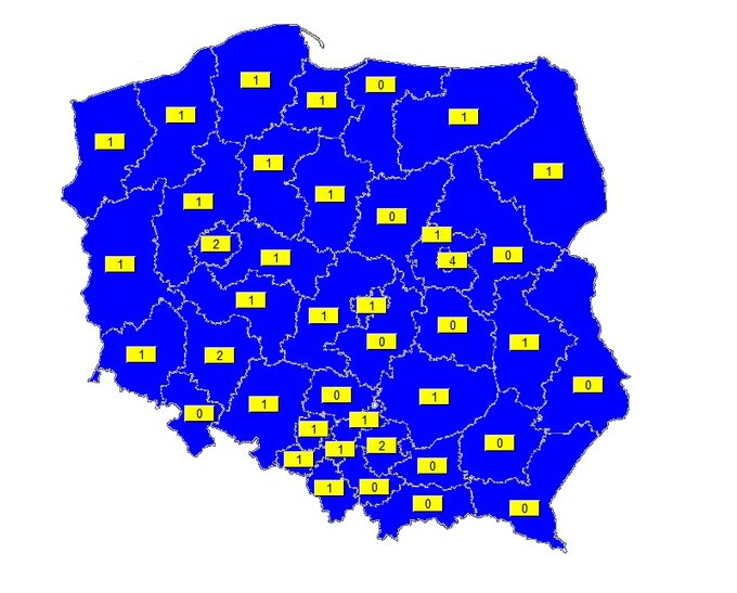 Podział mandatów dla Nowoczesnej