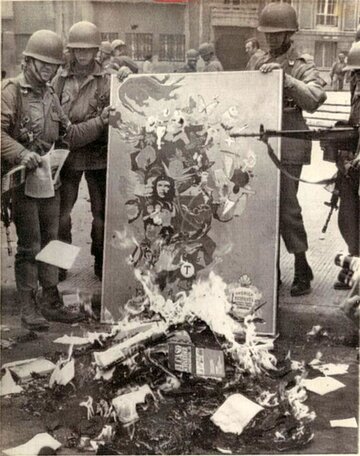 Żołnierze podczas zamachu stanu w&nbsp;Chile, 1973 rok