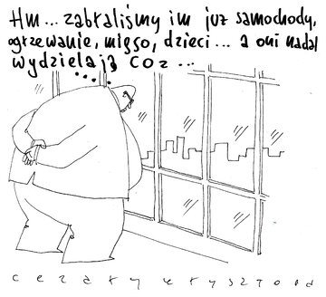Rysunek Cezarego Krysztopy