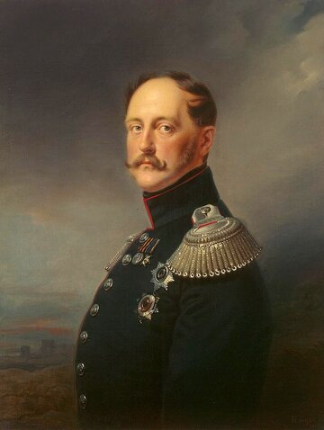 Car Mikołaj I&nbsp;Romanow, mal. Franz Kr&uuml;ger