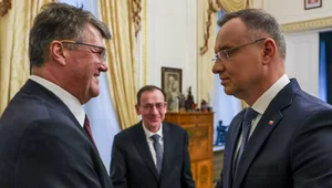 Miniatura: Prezydent Duda spotkał się z Kamińskim i...