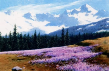 Stanisław Witkiewicz, Krokusy na tle śnieżnych gór 