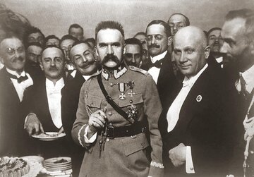 J&oacute;zef Piłsudski w&nbsp;Hotelu Bristol, 3&nbsp;lipca 1923