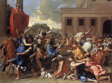 Nicolas Poussin, Porwanie sabinek