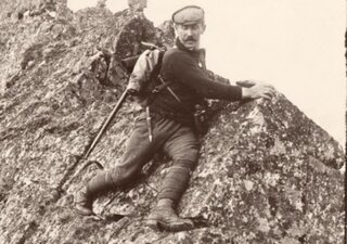 Mariusz Zaruski na Rohaczu Ostrym w Tatrach