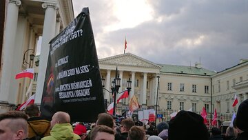 Warszawski protest rodziców 