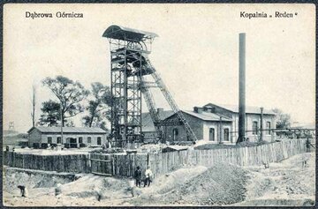 Kopalnia Reden (poczt&oacute;wka, ok. 1910)