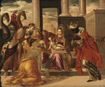 Adoracja Trzech Kr&oacute;li, mal. El Greco