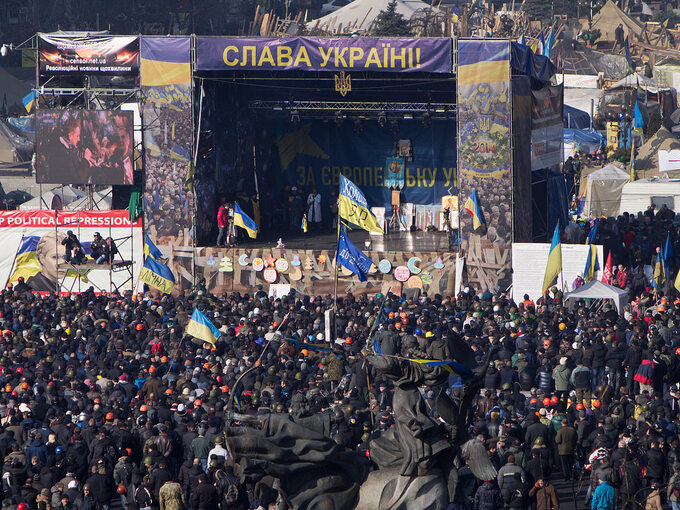 Euromajdan. Protesty w Kijowie, 2014 rok