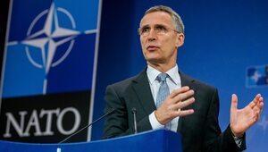 "To faktycznie tragedia". Dramatyczne sceny na konferencji szefa NATO...