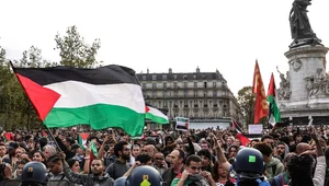 Miniatura: Demonstracje poparcia dla Palestyny. W...