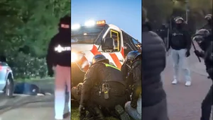 Miniatura: Środek Europy. Policja biła protestujących...