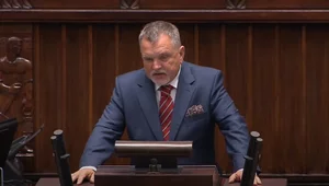 Miniatura: Zapałowski w Sejmie: Ustawę o obronie...