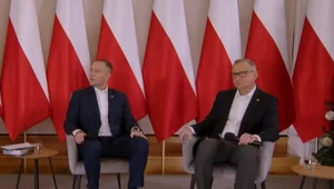 Miniatura: "Media mnie zdenerwowały". Duda o Nawrockim