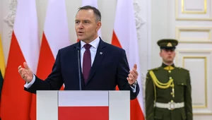 Miniatura: Nawrocki o słowach Trumpa. "Jestem...