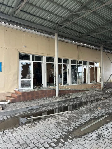 Ukraińsko-rumuńskie przejście graniczne Orliwka zniszczone w wyniku rosyjskiego ataku Ukraińsko-rumuńskie przejście graniczne Orliwka zniszczone w wyniku rosyjskiego ataku, listopad 2025 r.