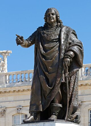 Stanisław Leszczyński - pomnik w Nancy, Francja