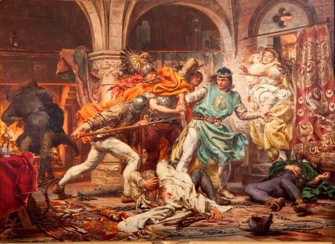 Jan Matejko, Śmierć króla Przemysła II