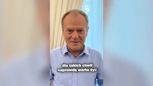 Miniatura: Tusk zamieścił krótkie nagranie. "Dla...