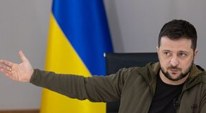 Miniatura: Zełenski o słowach Macrona: Ukraina nie...