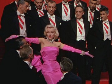 Marilyn Monroe w&nbsp;filmie &bdquo;Mężczyźni wolą blondynki&rdquo;