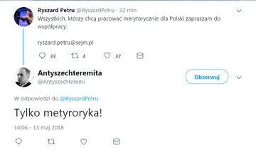 "Zapraszam do współpracy". Zaskakujące ogłoszenie Petru na Twitterze 