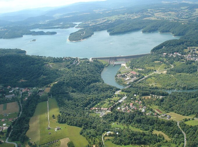 Jezioro Solińskie.