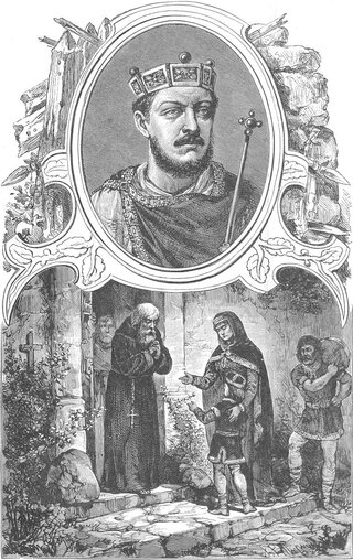 Mieszko II w cyklu Wizerunki książąt i królów polskich Ksawerego Pillatiego z 1888 roku